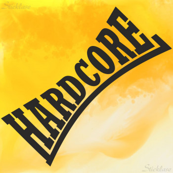 Aufkleber HARDCORE